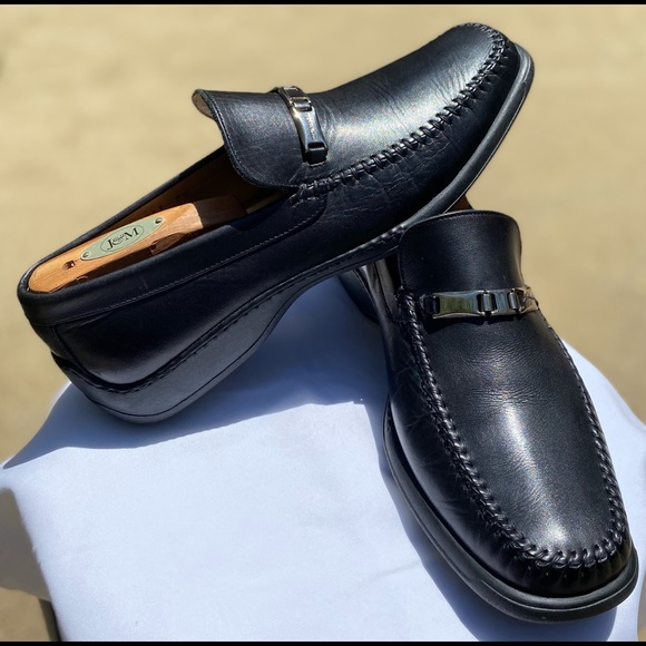 NW Bruno Magli 🇮🇹 💯 Raging leather Loafers Sz 9.5 - Picture 3 of 13